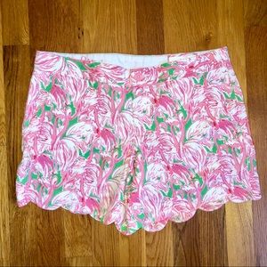 Lily Pulitzer Palmetto Flamingo Buttercup Shorts